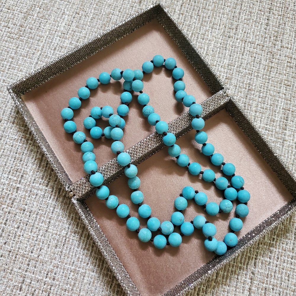 Turquoise Bead Necklace